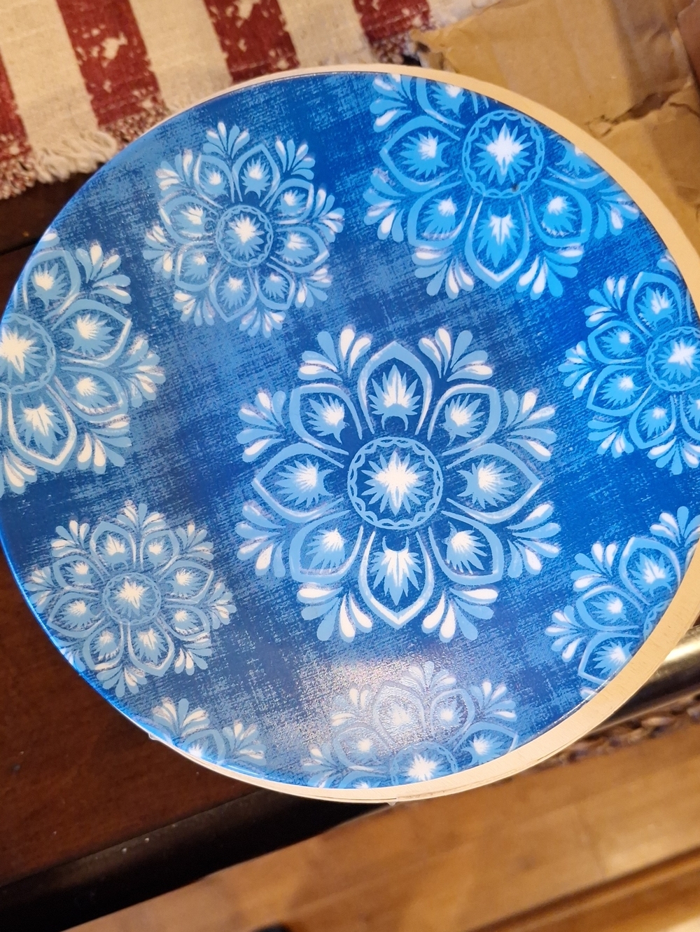 Vtg.Corelle " Lisbon Terrace" Floral Plates Set of 4. Dessert/ Appetizer - Picture 2 of 4